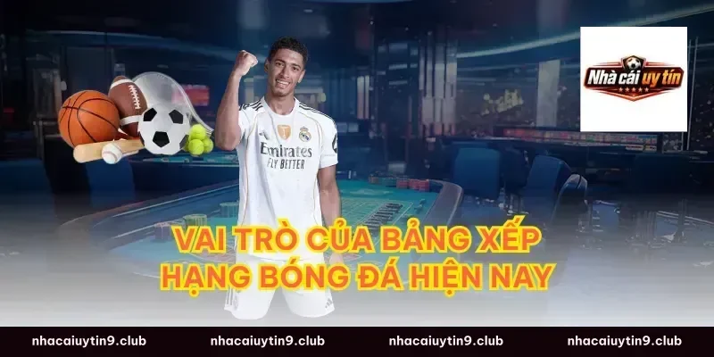 Vai trò của bảng xếp hạng bóng đá hiện nay