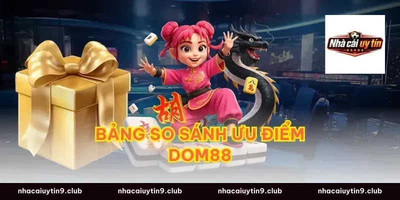 Bảng So Sánh Ưu Điểm Dom88
