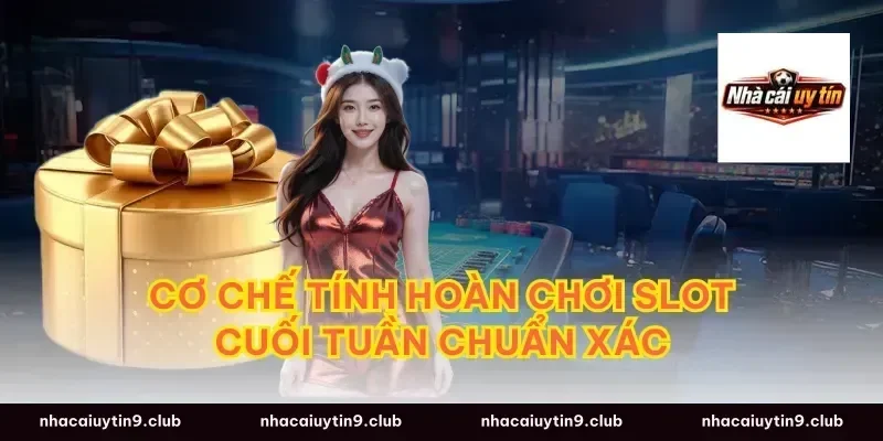 Cơ chế tính hoàn chơi slot cuối tuần chuẩn xác