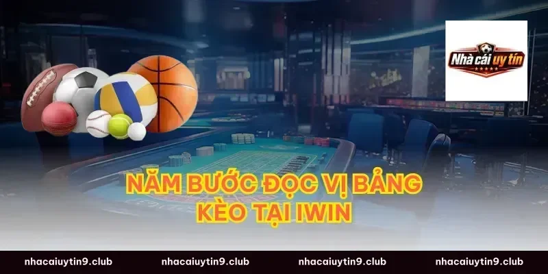 Năm bước đọc vị bảng kèo tại iwin
