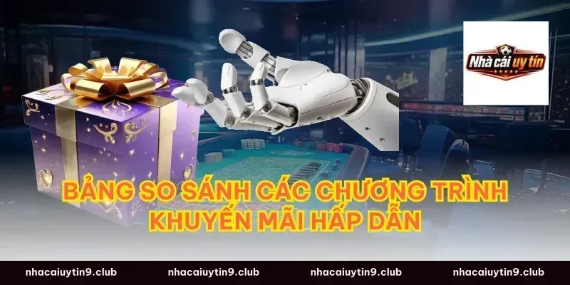 Bảng So Sánh Các Chương Trình Khuyến Mãi Hấp Dẫn
