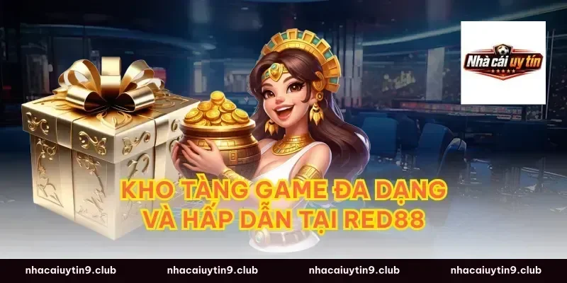 Kho tàng game đa dạng và hấp dẫn tại Red88